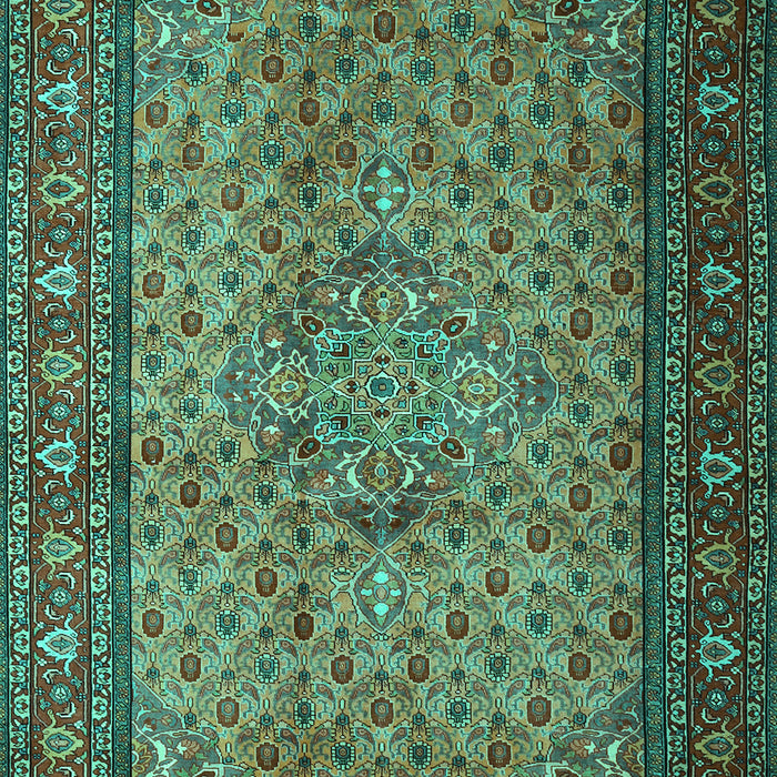 Persian Turquoise Traditional Rug, tr1904turq