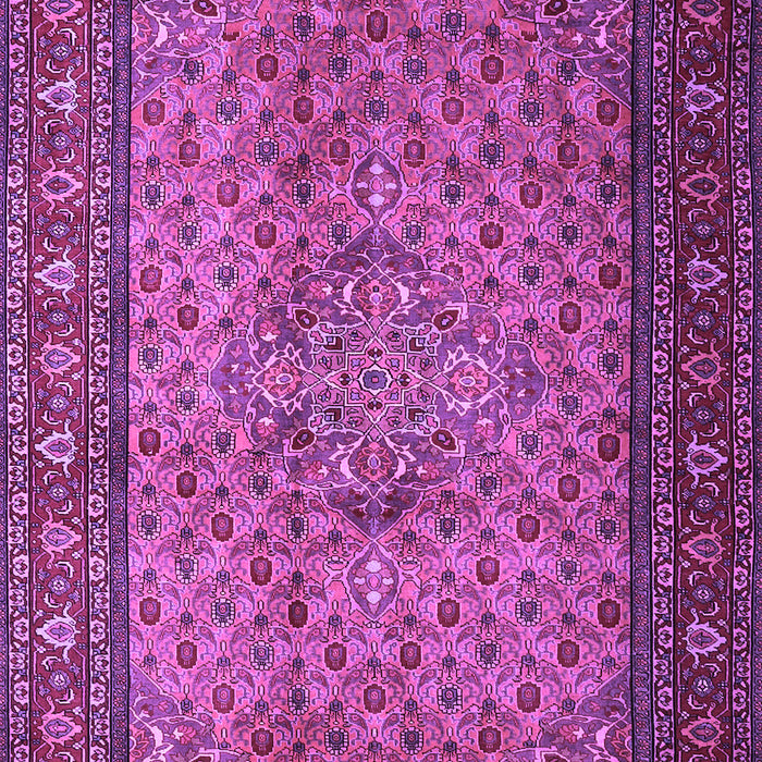 Machine Washable Persian Purple Traditional Area Rugs, wshtr1904pur