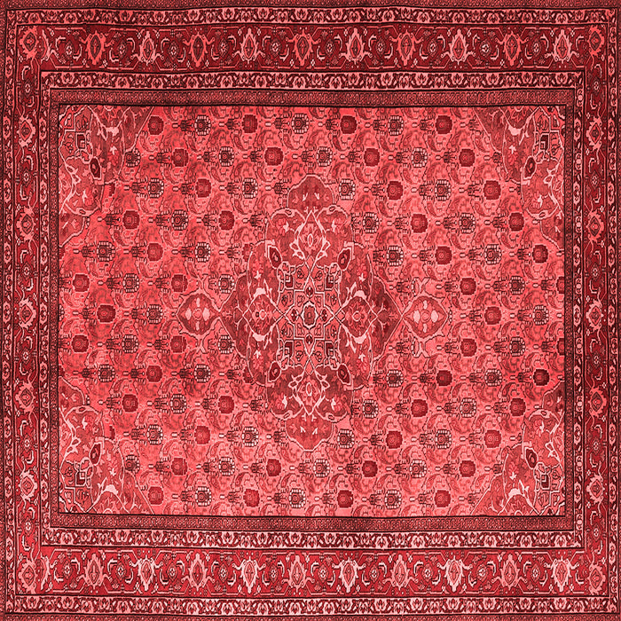 Machine Washable Persian Red Traditional Rug, wshtr1904red