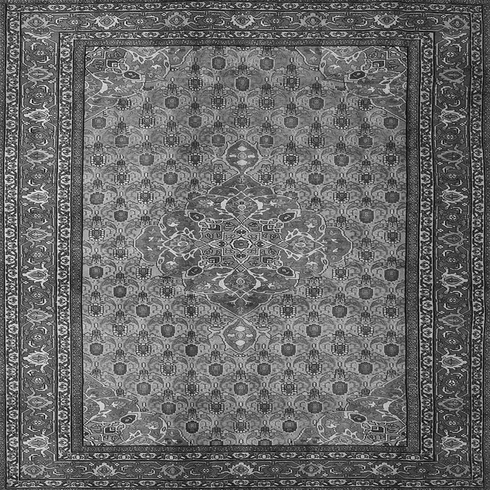 Serging Thickness of Persian Gray Traditional Rug, tr1904gry