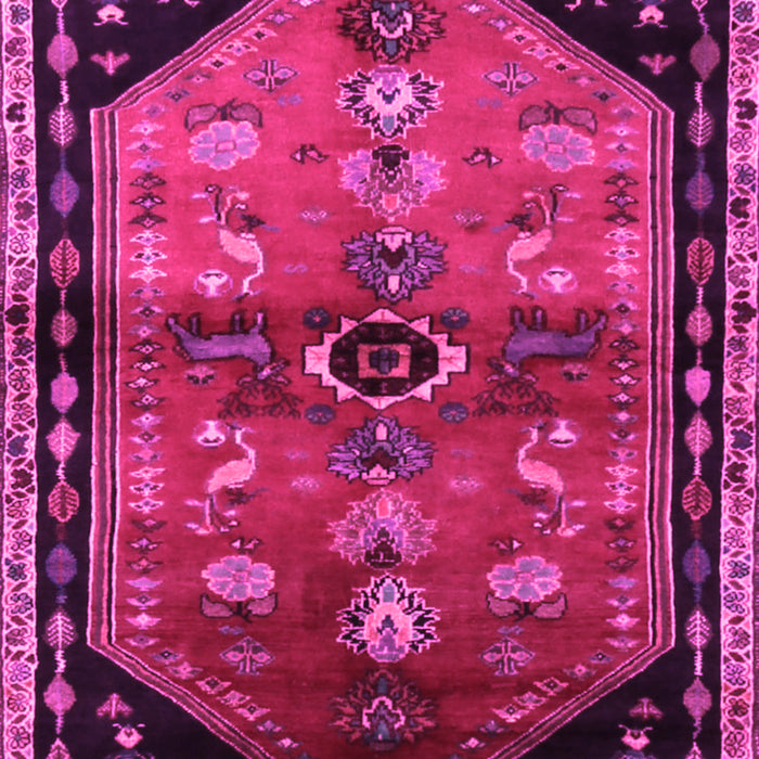 Animal Pink Traditional Rug, tr1905pnk