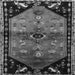 Serging Thickness of Animal Gray Traditional Rug, tr1905gry