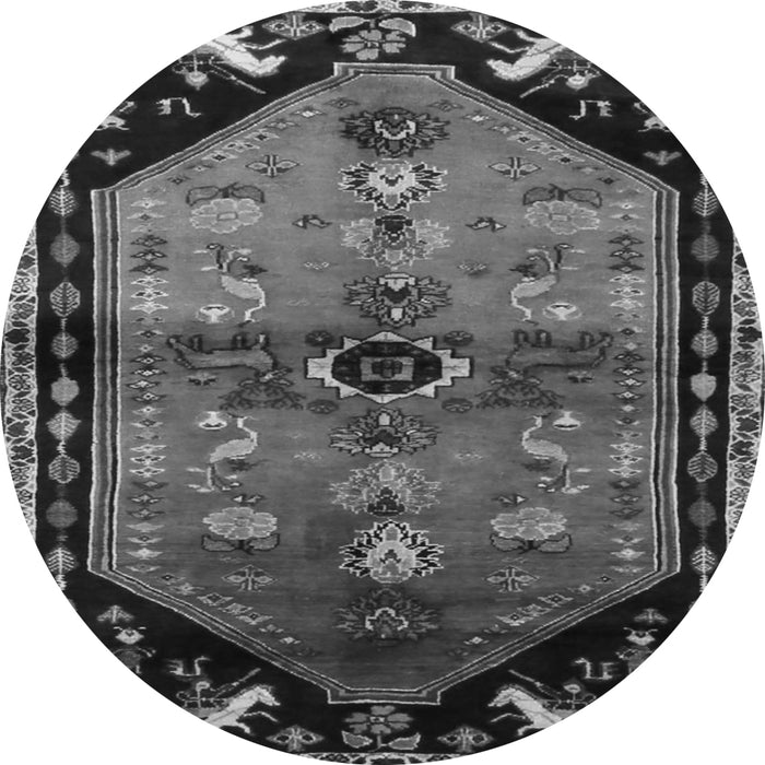 Square Animal Gray Traditional Rug, tr1905gry