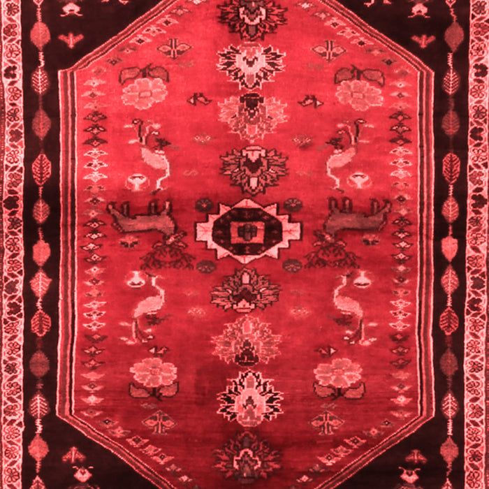 Animal Red Traditional Area Rugs