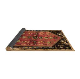 Sideview of Animal Brown Traditional Rug, tr1905brn
