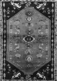 Animal Gray Traditional Rug, tr1905gry