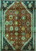 Persian Turquoise Traditional Rug, tr1906turq