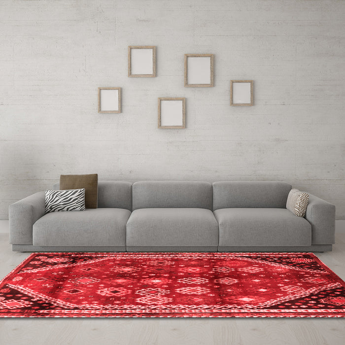Traditional Red Washable Rugs