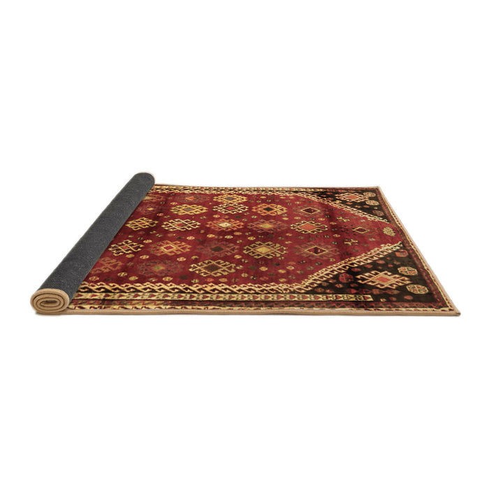 Sideview of Persian Brown Traditional Rug, tr1906brn