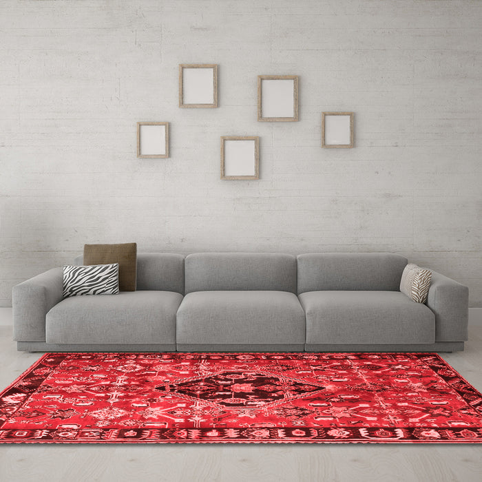 Traditional Red Washable Rugs