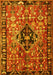 Machine Washable Persian Yellow Traditional Rug, wshtr1907yw