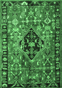 Persian Emerald Green Traditional Rug, tr1907emgrn