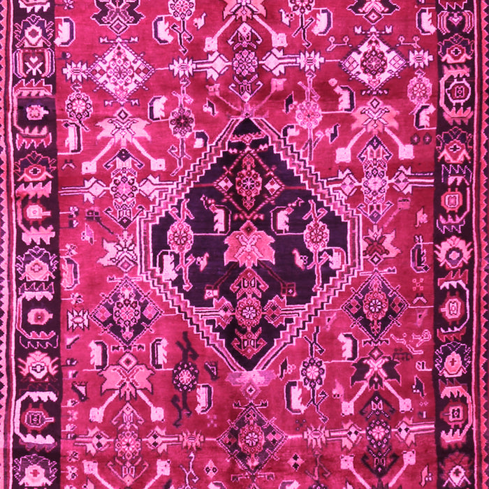 Machine Washable Persian Pink Traditional Rug, wshtr1907pnk