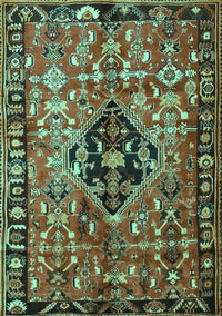 Persian Turquoise Traditional Rug, tr1907turq