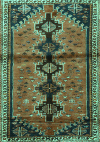 Persian Turquoise Traditional Rug, tr1908turq