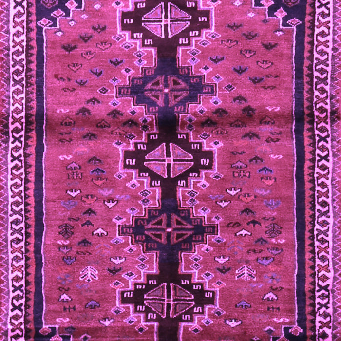 Machine Washable Persian Purple Traditional Area Rugs, wshtr1908pur