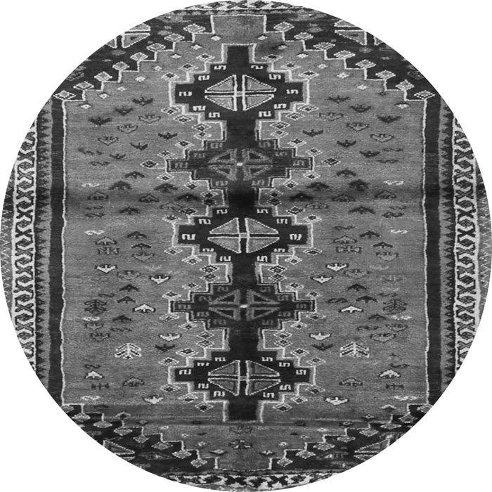 Machine Washable Persian Gray Traditional Rug, wshtr1908gry