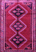 Machine Washable Persian Pink Traditional Rug, wshtr1909pnk