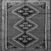 Serging Thickness of Persian Gray Traditional Rug, tr1909gry