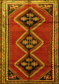 Persian Yellow Traditional Rug, tr1909yw