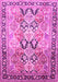 Machine Washable Persian Pink Traditional Rug, wshtr190pnk