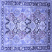 Square Persian Blue Traditional Rug, tr190blu