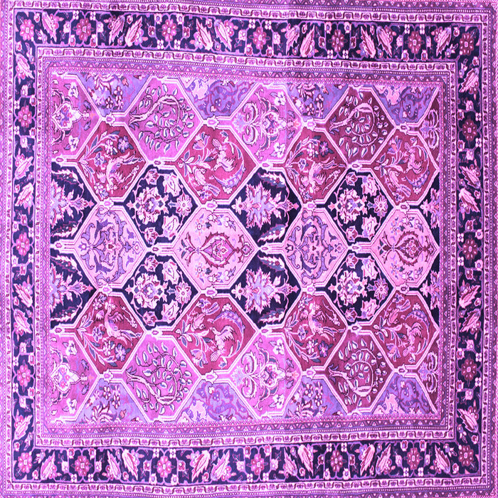 Square Persian Purple Traditional Rug, tr190pur