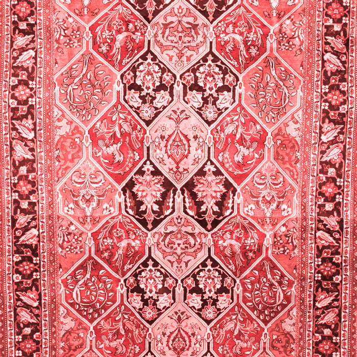 Machine Washable Persian Red Traditional Rug, wshtr190red