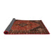 Sideview of Traditional Maroon Red Persian Rug, tr1910