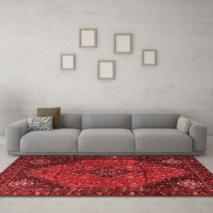 Traditional Red Washable Rugs