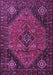 Machine Washable Persian Purple Traditional Area Rugs, wshtr1910pur