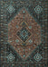 Machine Washable Persian Light Blue Traditional Rug, wshtr1910lblu