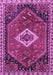 Machine Washable Persian Purple Traditional Area Rugs, wshtr1911pur