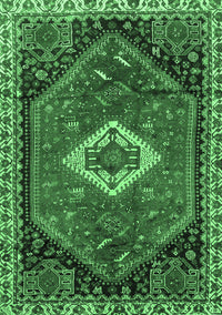 Persian Emerald Green Traditional Rug, tr1911emgrn