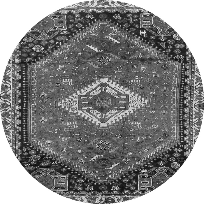 Machine Washable Persian Gray Traditional Rug, wshtr1911gry