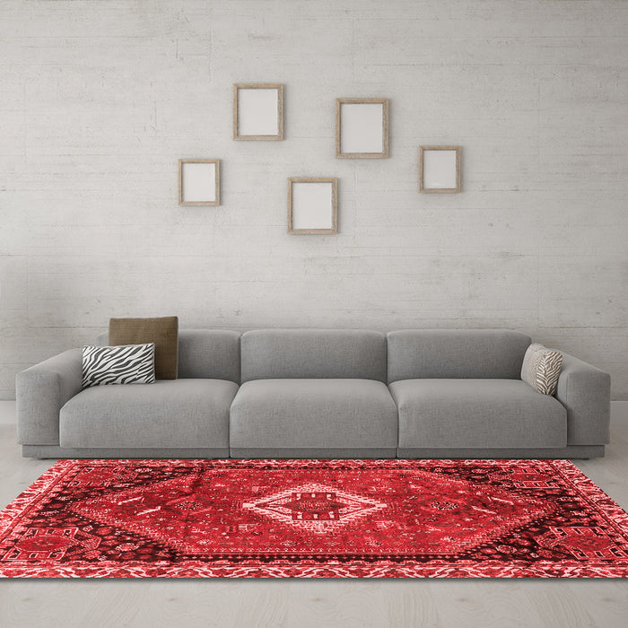 Traditional Red Washable Rugs