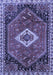 Machine Washable Persian Blue Traditional Rug, wshtr1911blu