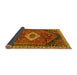 Sideview of Persian Yellow Traditional Rug, tr1911yw