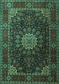 Persian Turquoise Traditional Rug, tr1912turq