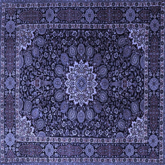 Square Persian Blue Traditional Rug, tr1912blu
