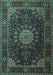 Machine Washable Persian Light Blue Traditional Rug, wshtr1912lblu