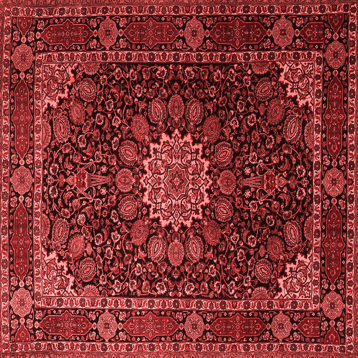 Machine Washable Persian Red Traditional Rug, wshtr1912red