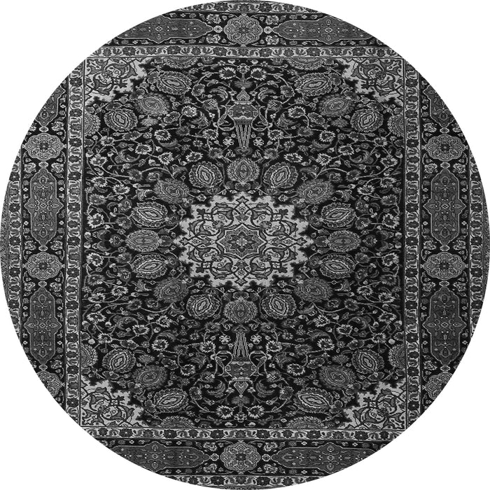 Square Persian Gray Traditional Rug, tr1912gry