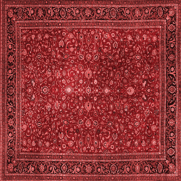 Machine Washable Persian Red Traditional Rug, wshtr1913red
