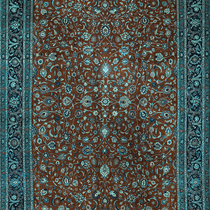 Machine Washable Persian Light Blue Traditional Rug, wshtr1913lblu