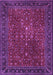 Machine Washable Persian Purple Traditional Area Rugs, wshtr1913pur