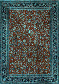 Persian Light Blue Traditional Rug, tr1913lblu