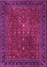 Machine Washable Persian Pink Traditional Rug, wshtr1913pnk