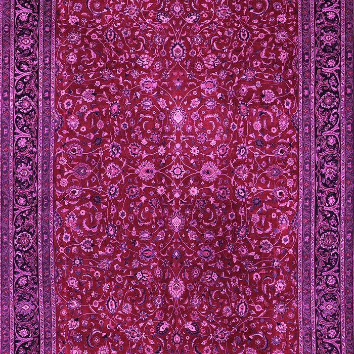 Machine Washable Persian Pink Traditional Rug, wshtr1913pnk