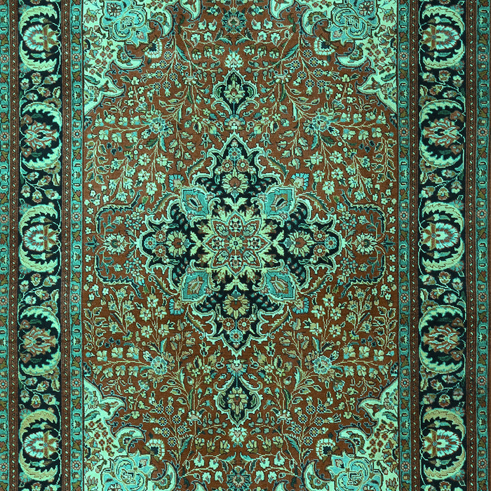 Persian Turquoise Traditional Rug, tr1914turq